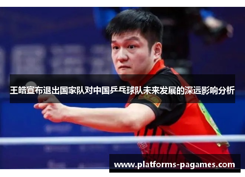 王皓宣布退出国家队对中国乒乓球队未来发展的深远影响分析
