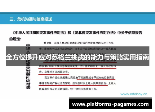全方位提升应对苏格兰挑战的能力与策略实用指南